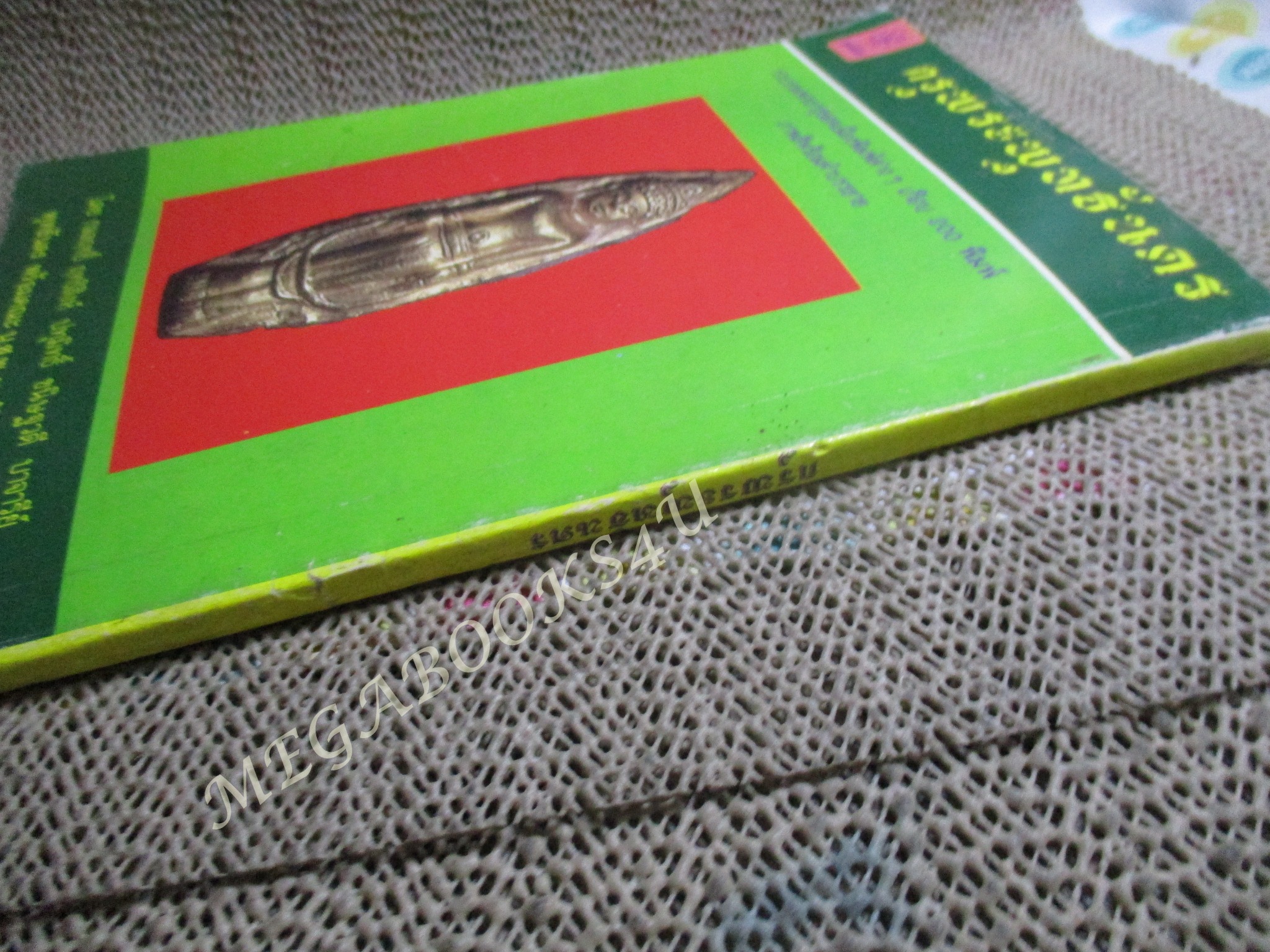 หนังสือ กรุพระพุทธันดร รวมพระกรุพิมพ์ต่างๆเกือบ 200 พิมพ์ ภาพสีพร้อมคำบรรยาย / สันปกมีรอยขาดหน่อย