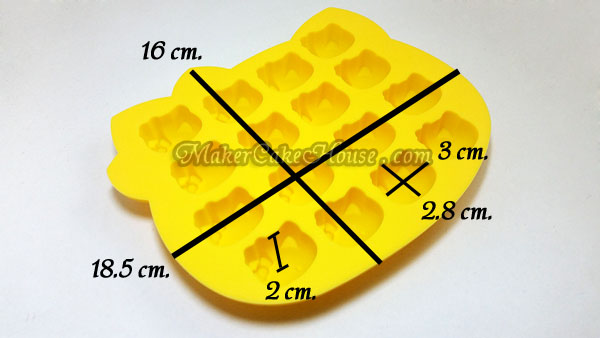 พิมพ์ซิลิโคนรูปคิตตี้