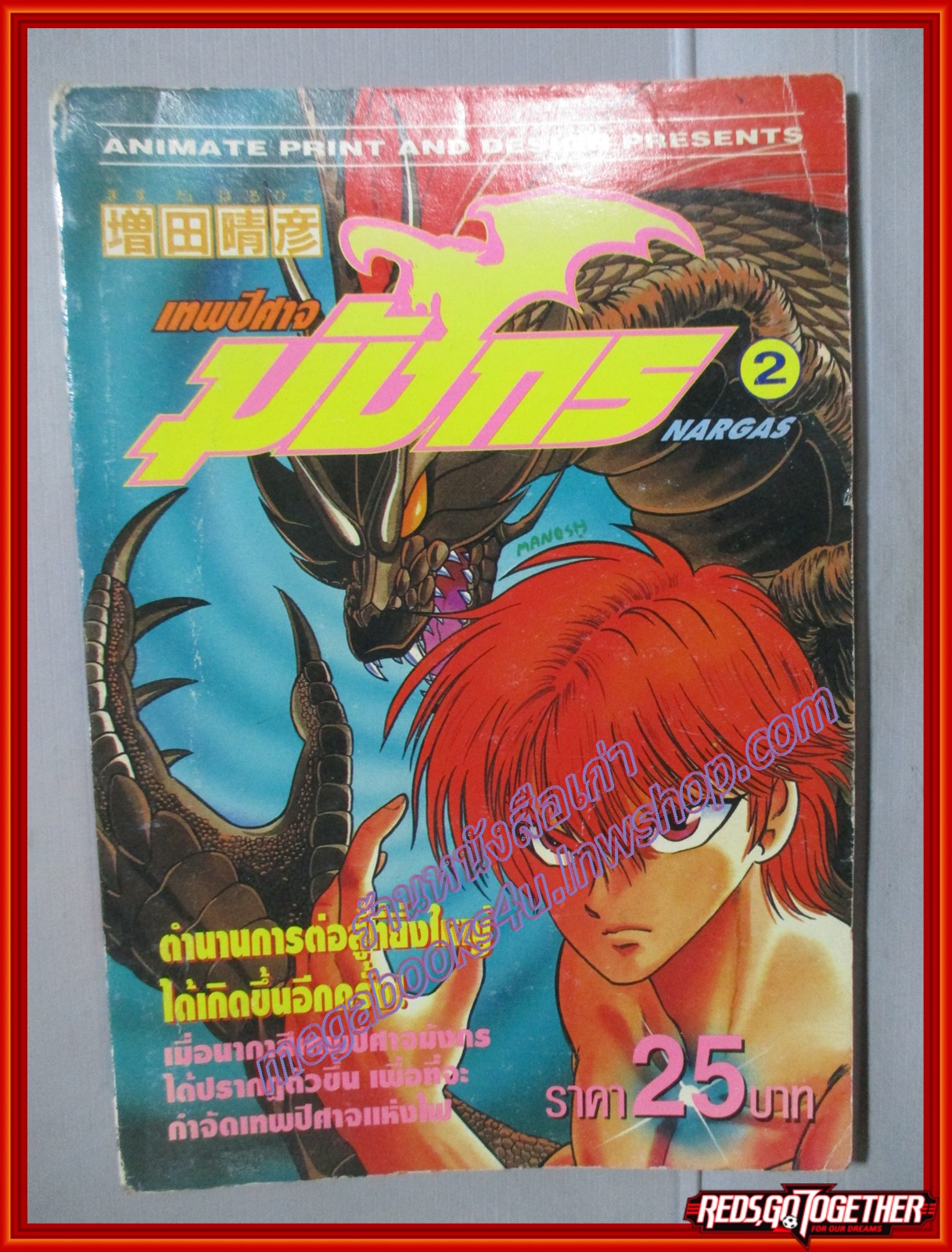 การ์ตูนบ้าน เทพปิศาจมังกร NAGAS เล่ม02 สนพ.อนิเมท สภาพดี