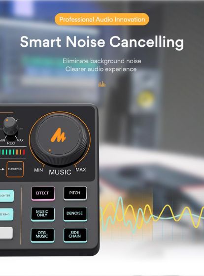 MAONO AU-AM200 Audio Mixer Caster Lite Portable podcast console