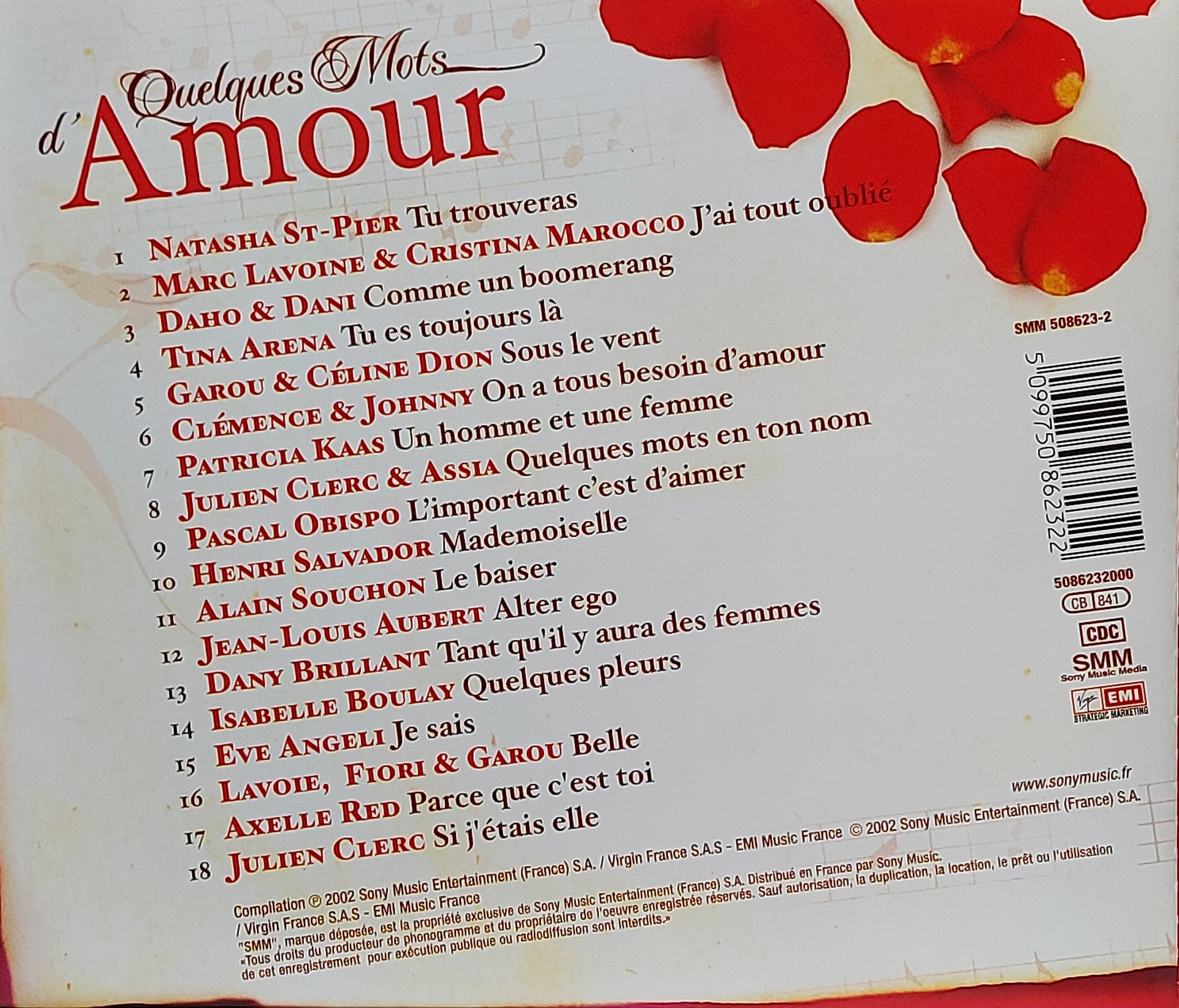 Used CD,Quelques Mots d'Amour (B)(Various Artists)(2002)(France)