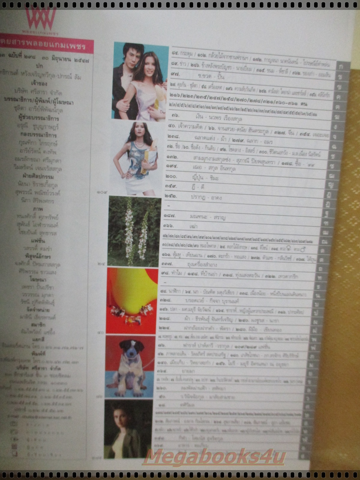 นิตยสารพลอยแกมเพชร ฉบับที่298 ปี2547 ปก ปกรณ์ ลัม สุทธิกานต์