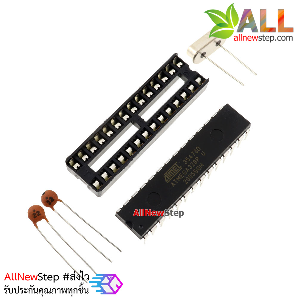 ชุดคิททดลอง UNO R3 เวอร์ชัน StandAlone Atmega328P ต่อเองได้