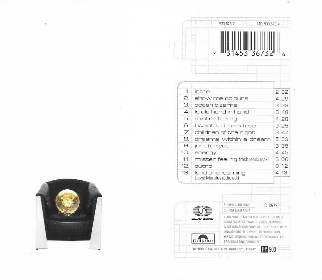 Used CD,Masterboy - Colours (B)(1996)(Germany)