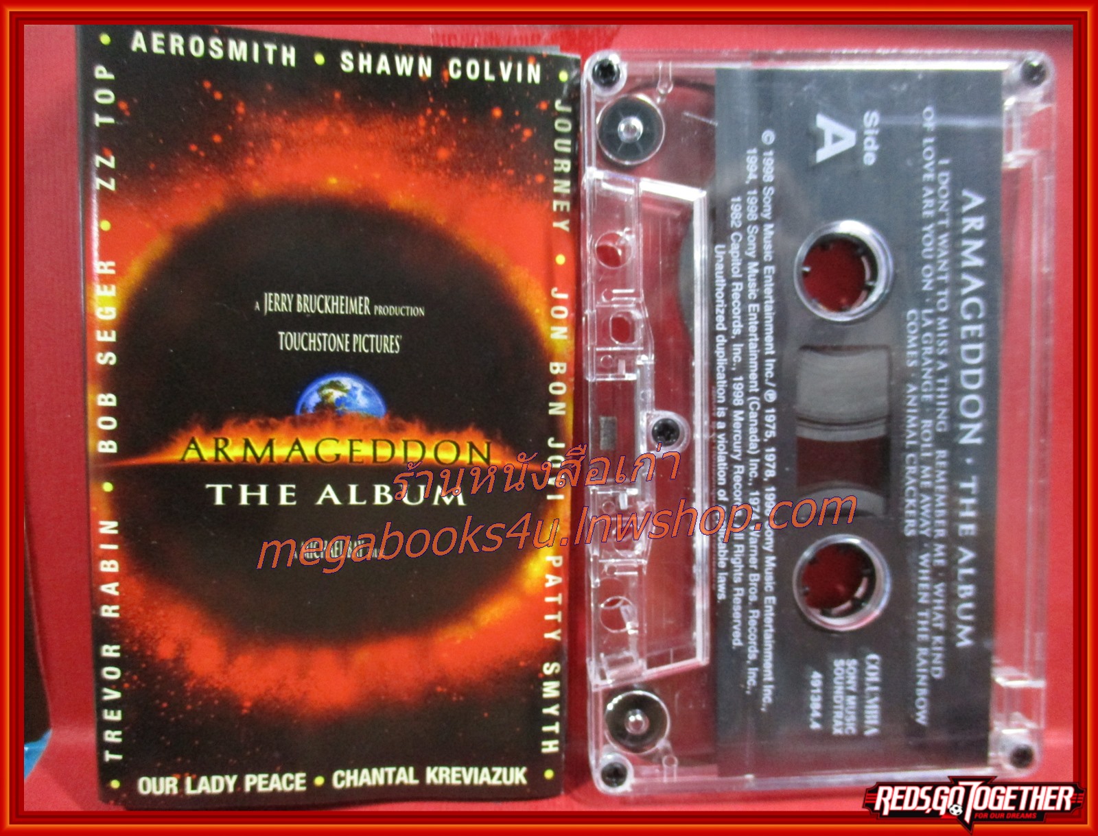 เทปเพลงสากล เพลงจากภาพยนต์ อัลบั้ม ARMAGEDDON