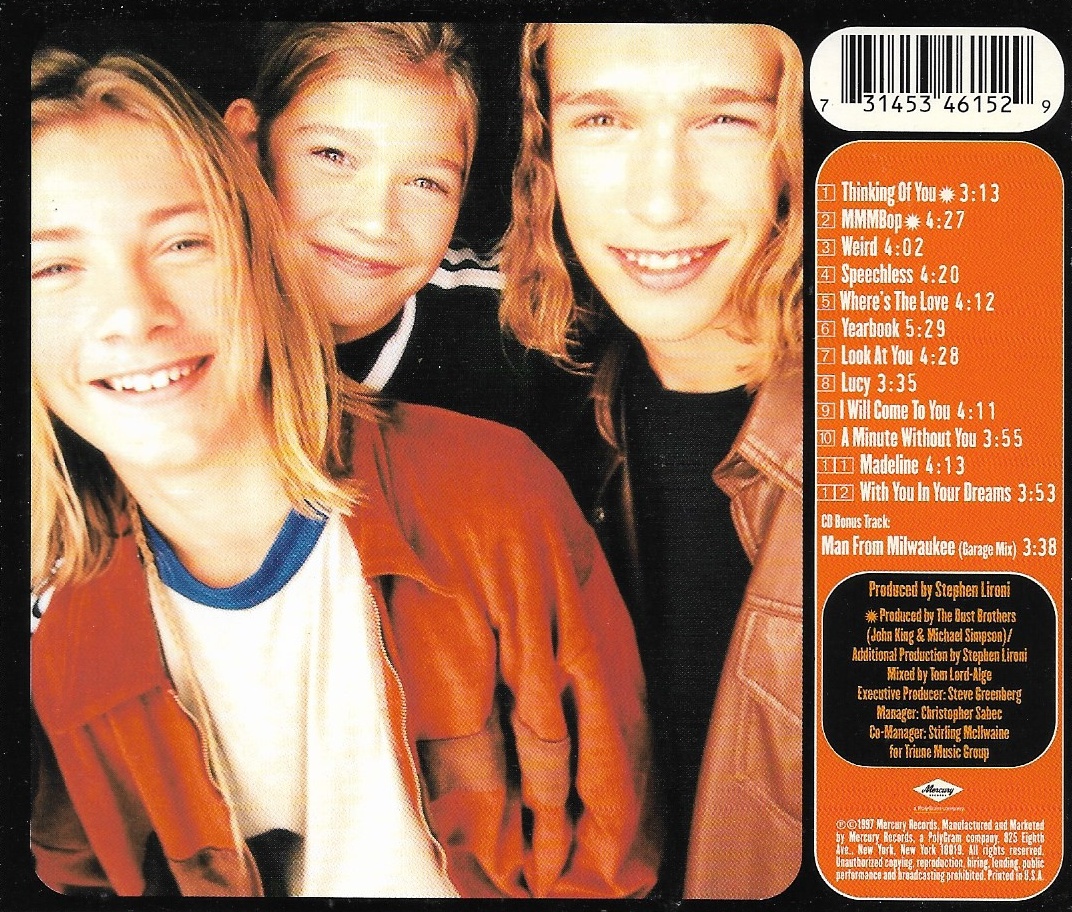 Used CD,Hanson - Middle of Nowhere (B)(1997)(USA)
