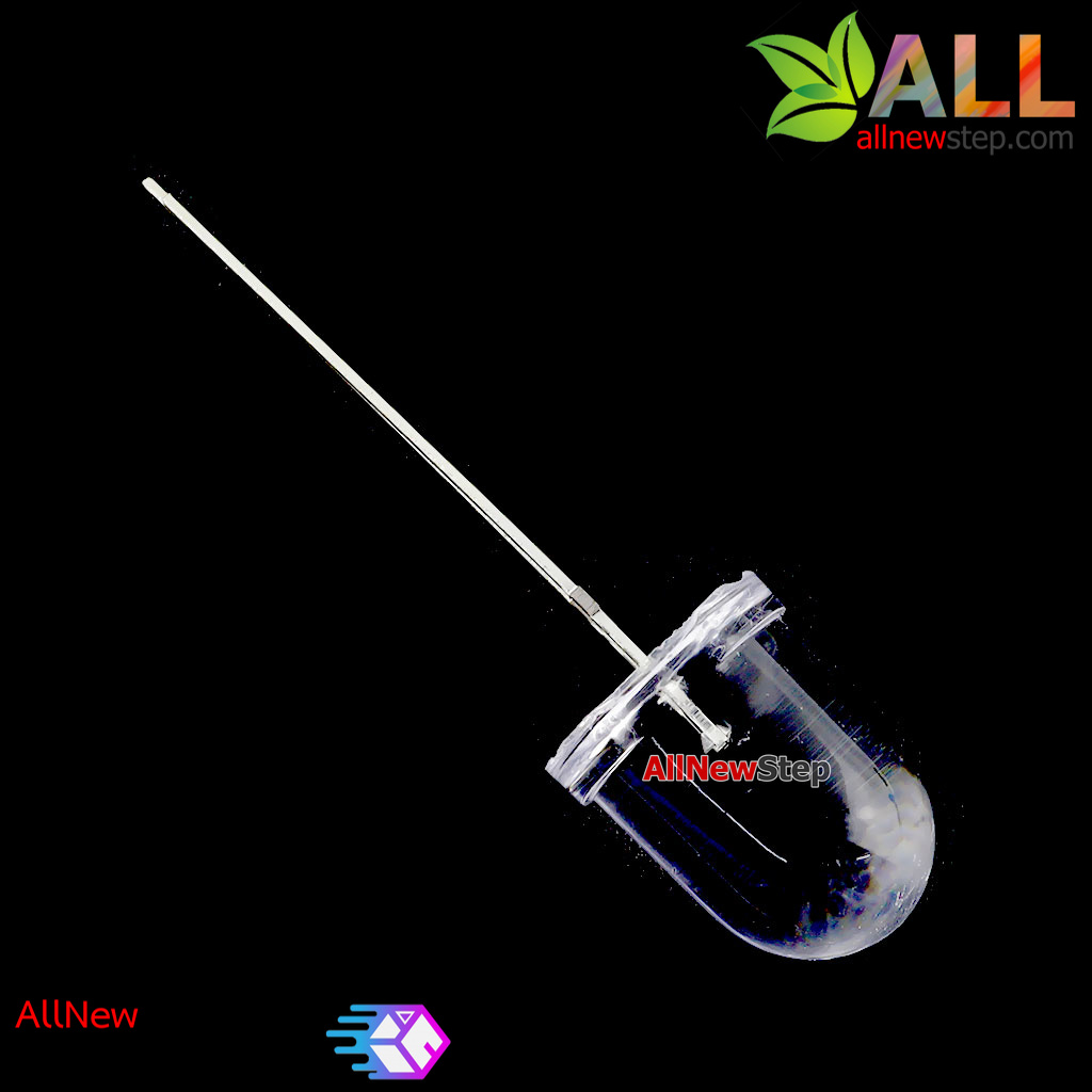 หลอดไฟ LED 10mm แบบใส สีแดง