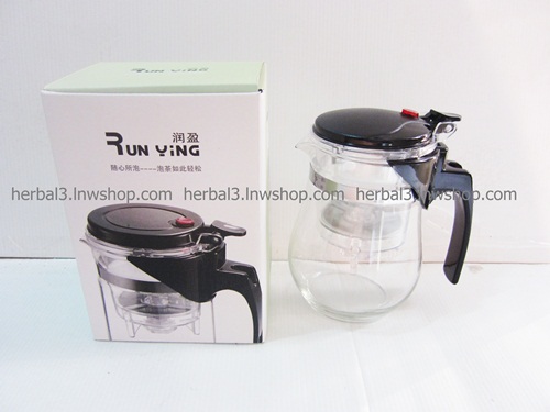 กาชงชาแบบกด ไส้กรอง (แบบใส) ขนาด 500 ml.