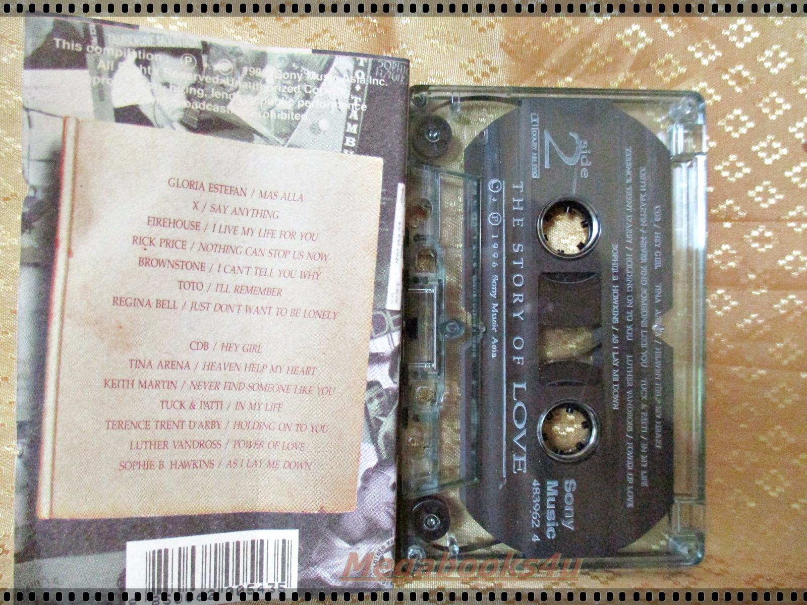 เทปเพลงสากล อัลบั้ม THE STORY OF LOVE