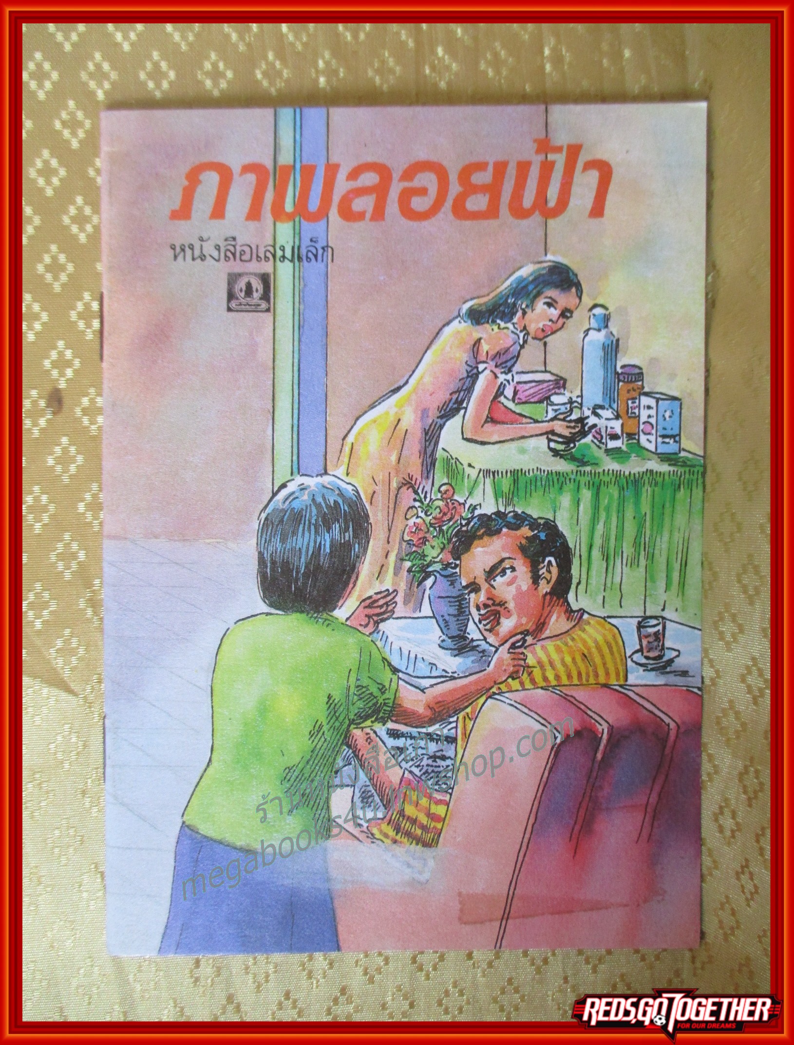 หนังสือเล่มเล็ก ภาพสีทั้งเล่ม ภาพลอยฟ้า องค์การคุรุสภา