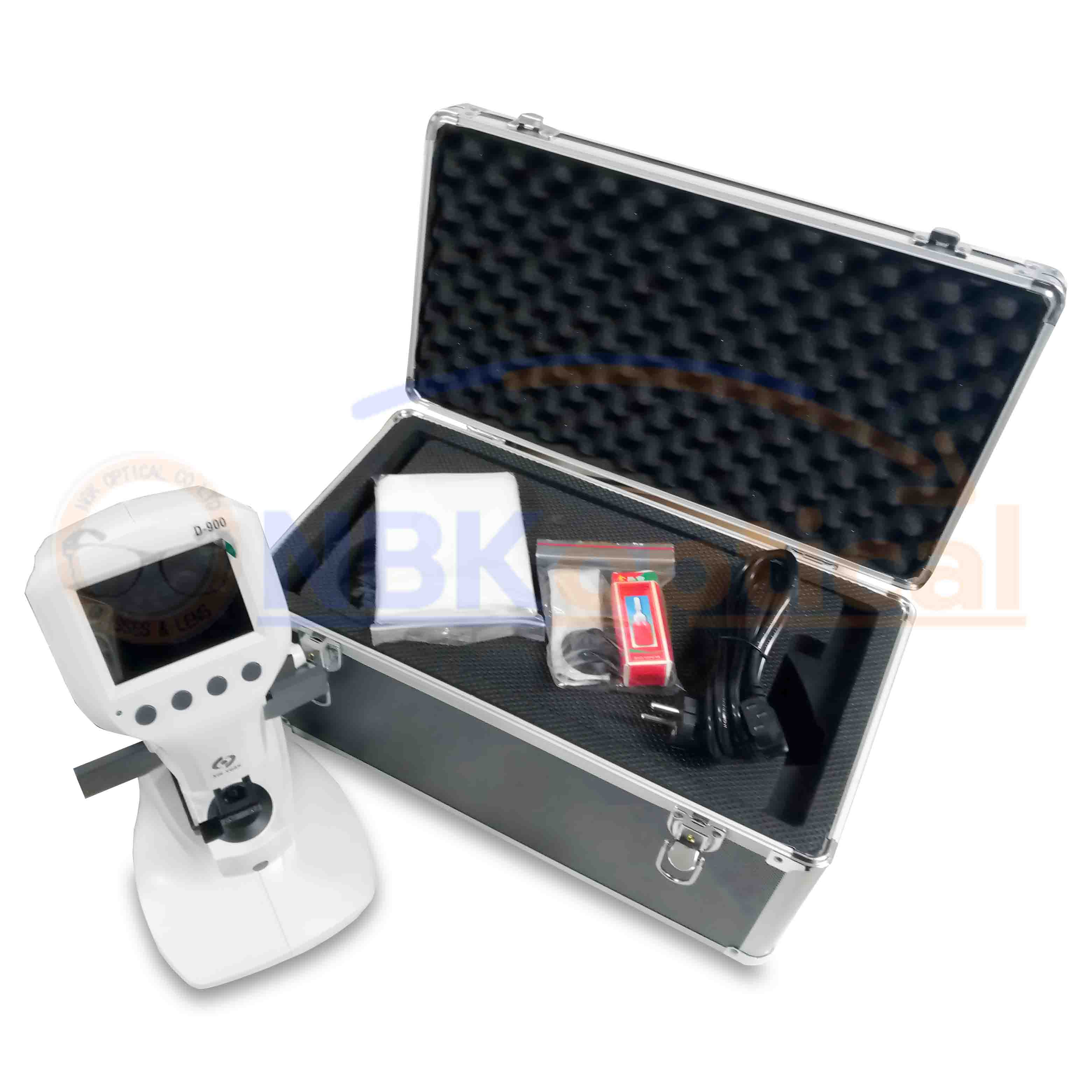 เครื่องเช็ดเลนส์ออโต้ D900 Lensmeter พร้อมกล่องเคสอลูมิเนียม