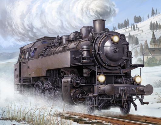 1/35 Dampflokomotive BR86