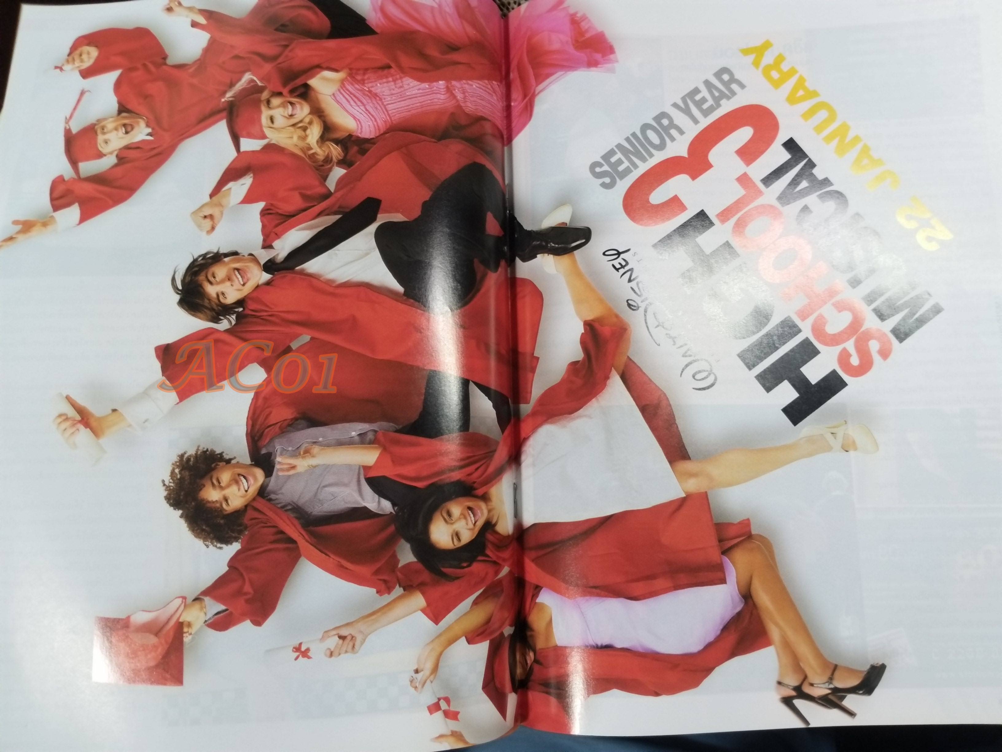 นิตยสารเอนเตอร์เทน Entertain ฉบับที่1019 ปี2552 ปก HIGH SCHOOL MUSICAL 3 โปสเตอร์เรื่อง HIGH SCHOOL MUSICAL 3
