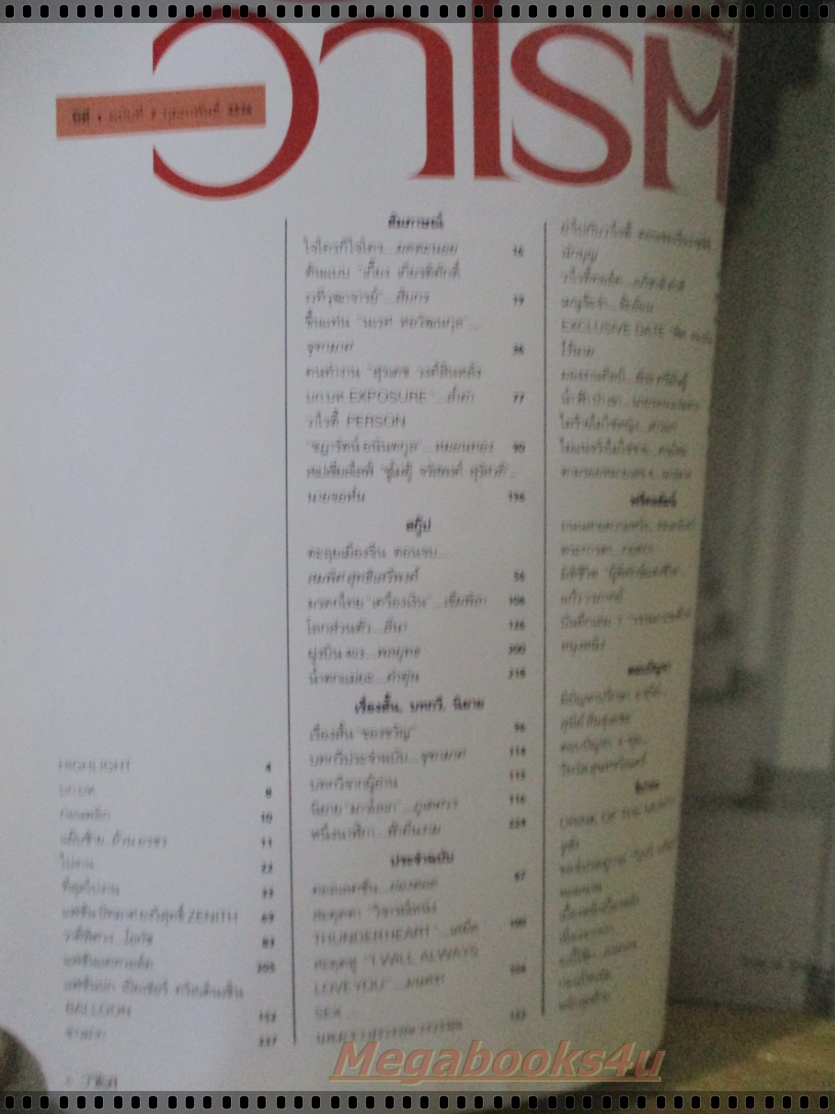 นิตยสารวาไรตี้ ฉบับ07 ปี2536 ปก เปียเชอร์ มีโปสเตอร์ขนาดใหญ่ของอาภัสรา หงสกุล