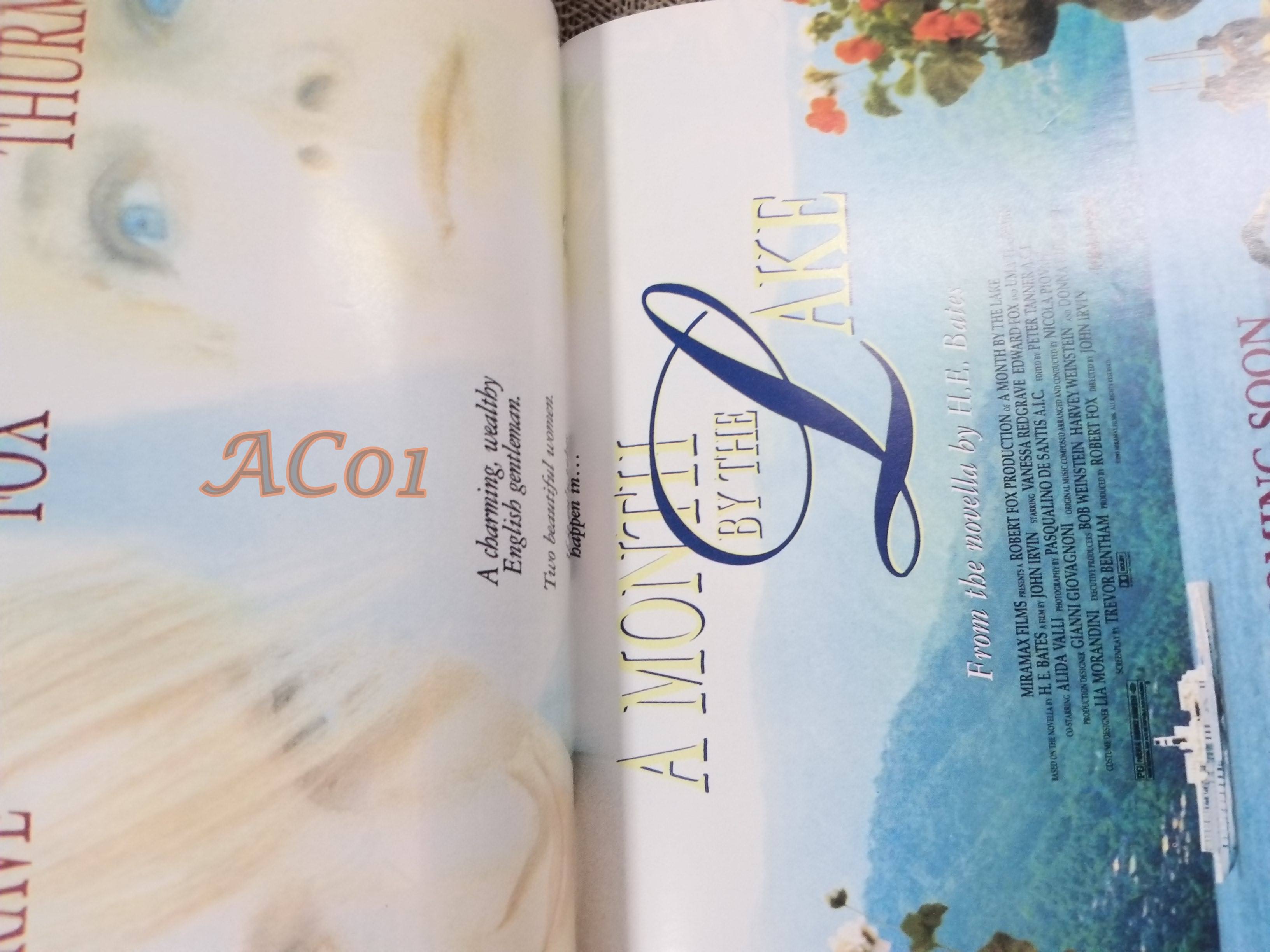 นิตยสารเอนเตอร์เทน Entertain ฉบับที่0368 ปี2539 ปก SUDDEN DEATH โปสเตอร์เรื่อง A MONTH BY THE LAKE