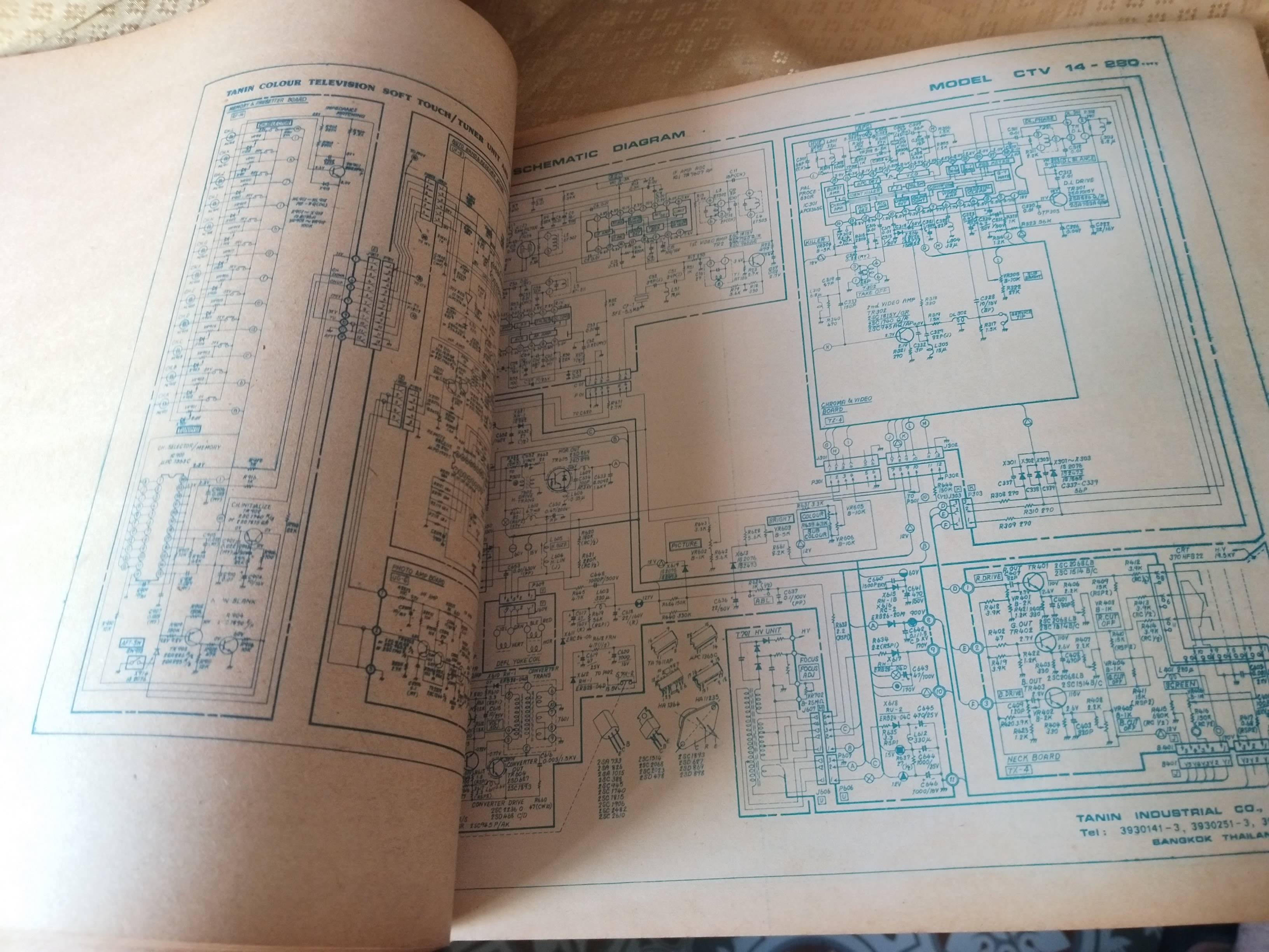 คู่มือสำหรับช่างซ่อมโทรทัศน์สีทุกยี่ห้อ เซอกิตทีวีสี ฉบับพิเศษ 6 / คู่มือซ่อมโทรทัศน์ ทีวี