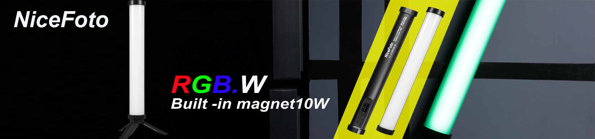 RGB LED Video light TC-210RGB.W