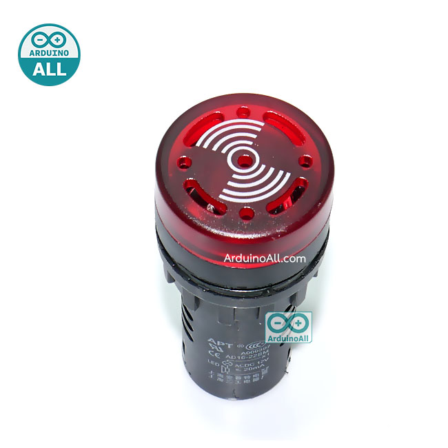 Buzzer LED Alert 5-12V led 22mm à¹à¸ªà¸µà¸¢à¸à¹à¸¥à¸°à¹à¸ªà¸à¸ªà¸±à¸à¸à¸²à¸à¹à¸à¸·à¸­à¸à¸ à¸±à¸¢ à¸­à¸­à¸à¹à¸à¸à¹à¸² à¹à¸à¸ªà¸µà¹à¸à¸ 5-12V AC/DC