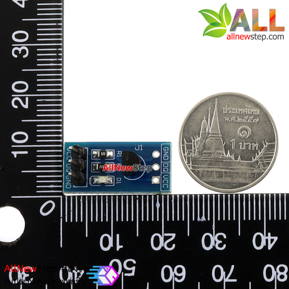 DS18B20 Temperature Measurement Module เซนเซอร์วัดอุณหภูมิ DS18B20
