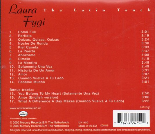 CD,Laura Fygi - The Latin Touch (2000)(EU)
