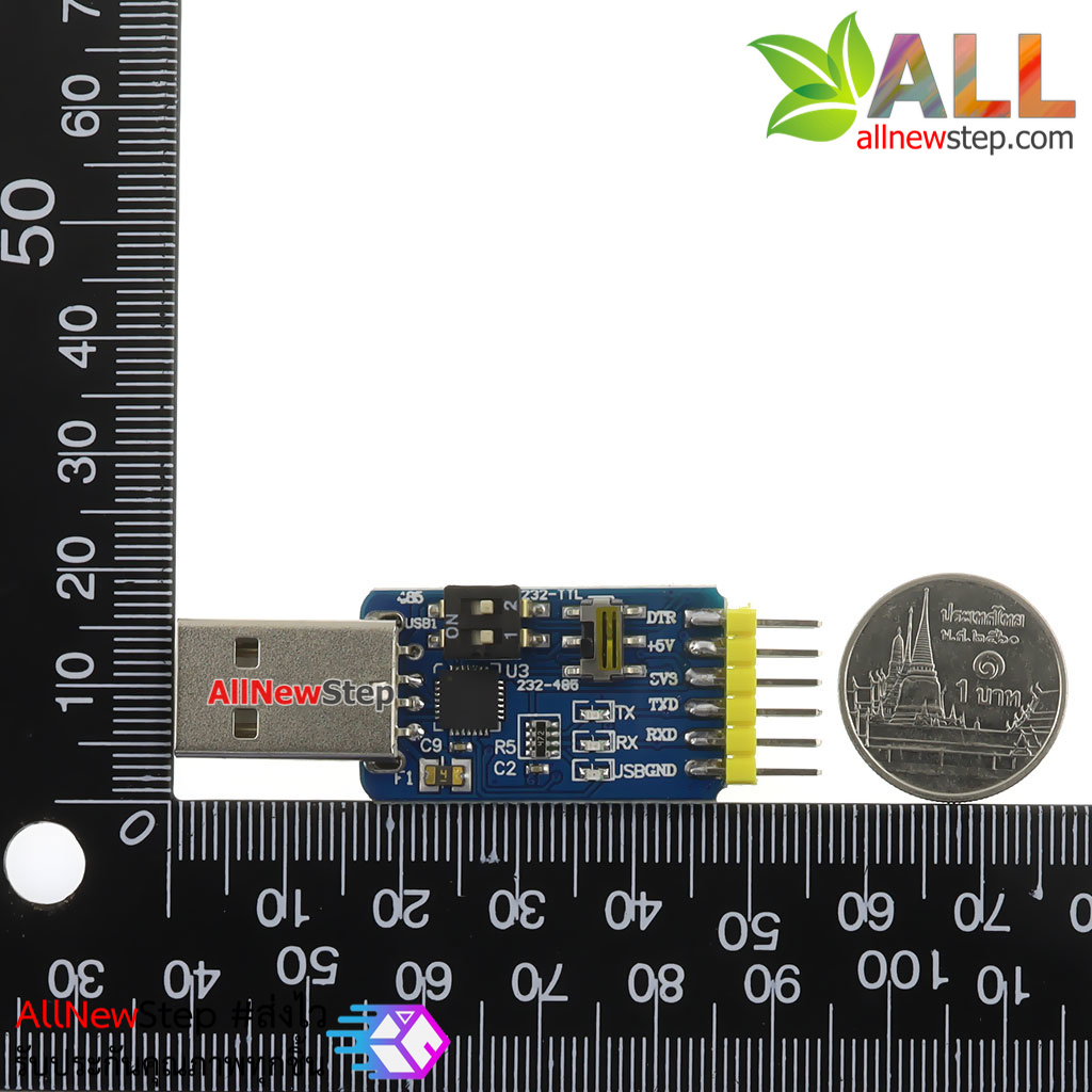 CP2102 Module 6-1 multi function serial port module CP2102 usb to TTL 485 232 conversion 3.3V/5V compatiblel