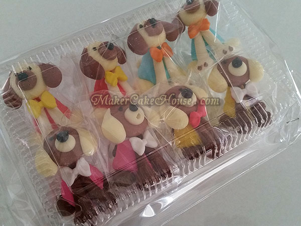 ตุ๊กตาไอซิ่งรูปหมาหูยาวตัวใหญ่ ( 8 ชิ้น )