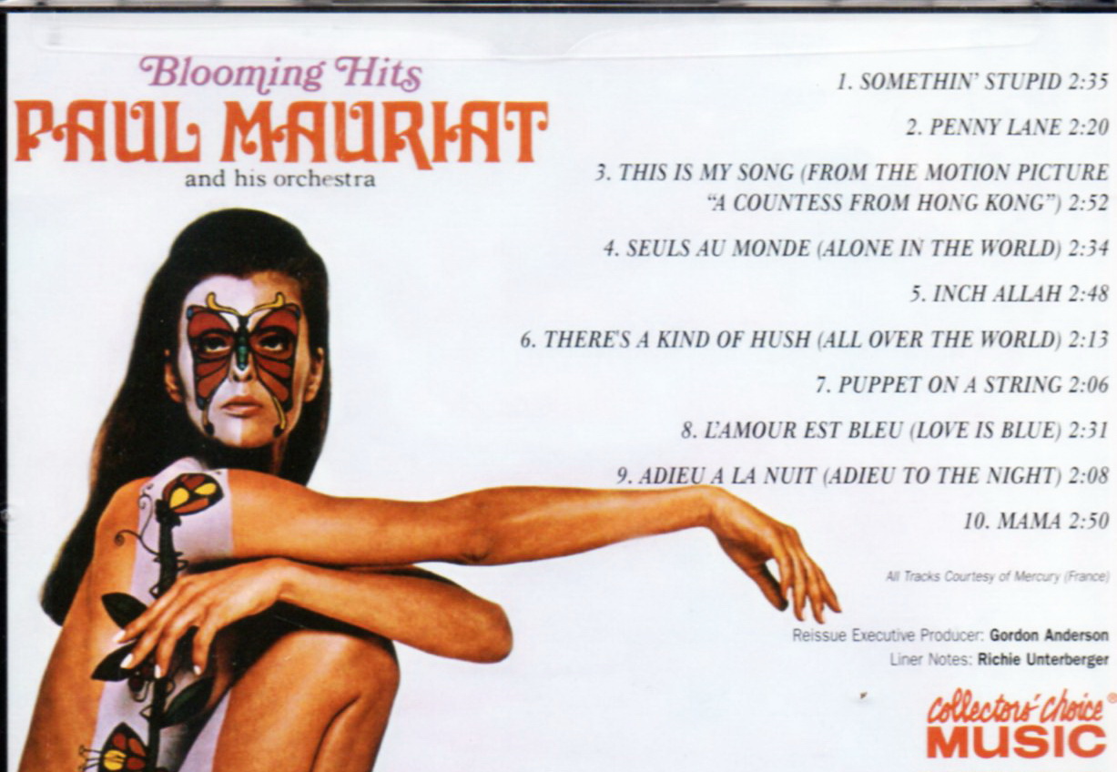 CD,Paul Mauriat And His Orchestra - Blooming Hits(Instrumental)( 2006)(USA)