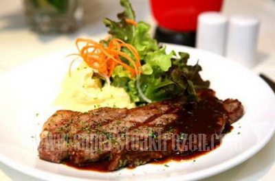 สเต็กเนื้อเซอร์ลอยน์ แพ็คละ 5 ชิ้น
