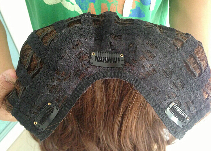 Half 18 วิกครึ่งหัวลอน U เเบบซ่อนรอยต่อ ( ทรงผมเเละเส้นผมเหมือนจริงเกือบ 100% )