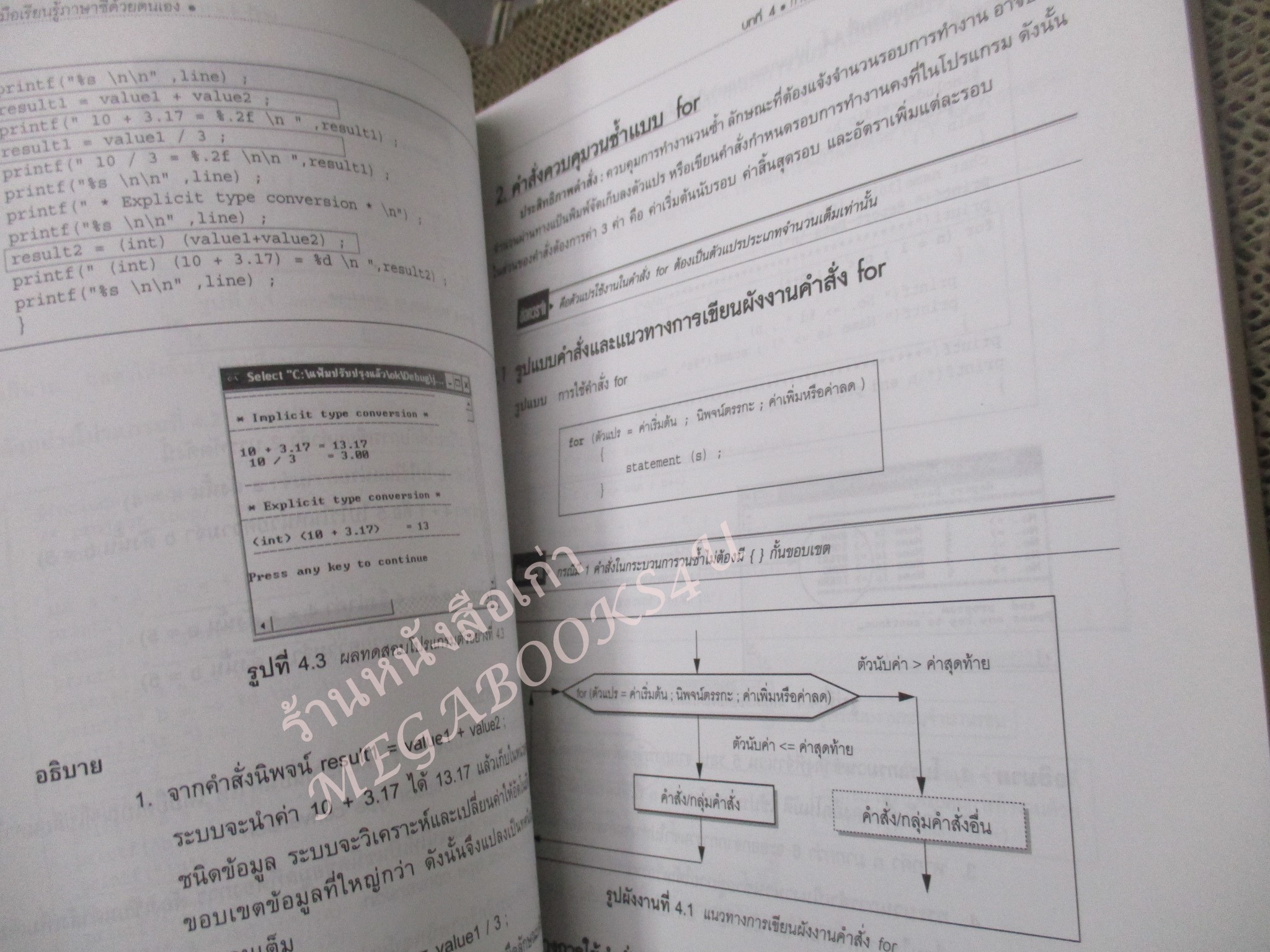 คู่มือเรียนรู้ ภาษาซี ด้วยตนเอง / ผศ. รุ่งทิวา เสาร์สิงห์ / สภาพดี หนังสือแข็งแรง