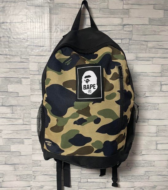 BAPE KIDS A Bathing Ape 2022 กระเป๋าเป๋สะพายหลังใบใหญ่