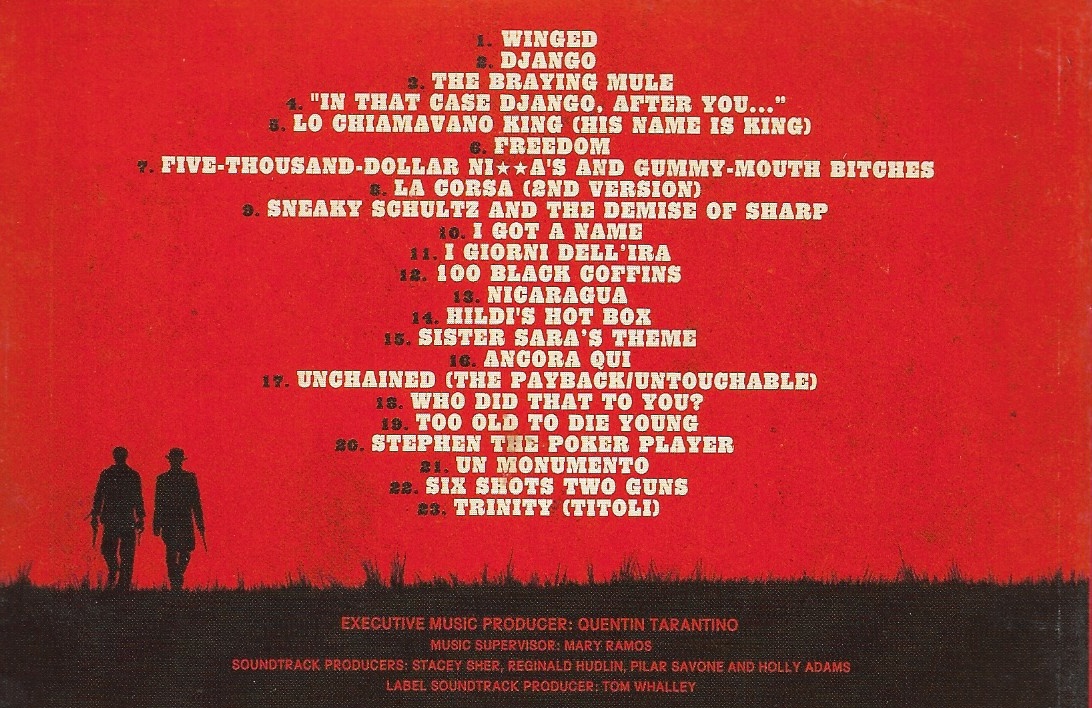 CD,Django Unchained (Quentin Tarantino's)(Original Motion Picture Soundtrack)(OST.)(2012)(EU)