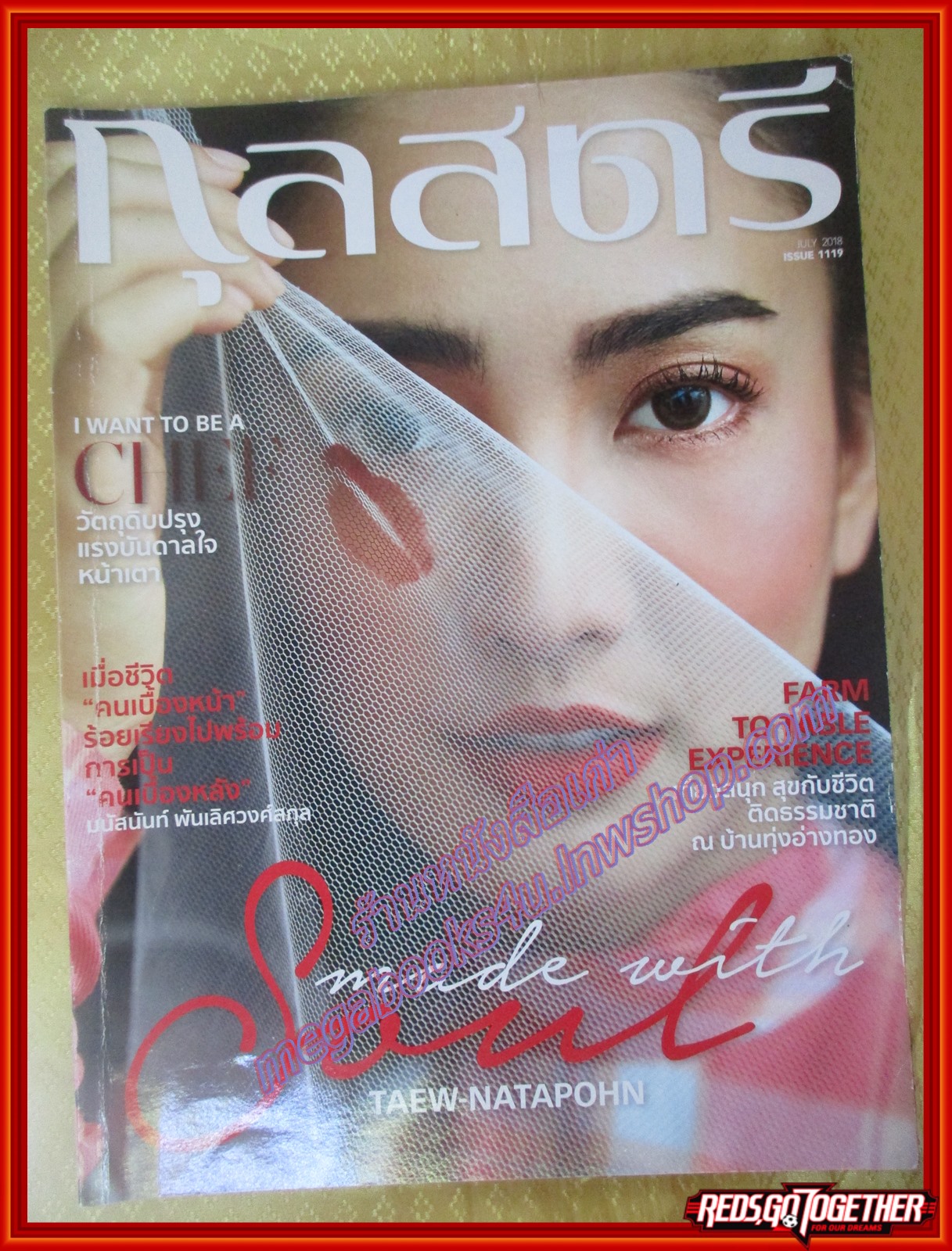 นิตยสารกุลสตรี ฉบับที่1119 ปี2561 ปก แต้ว ณัฐพร