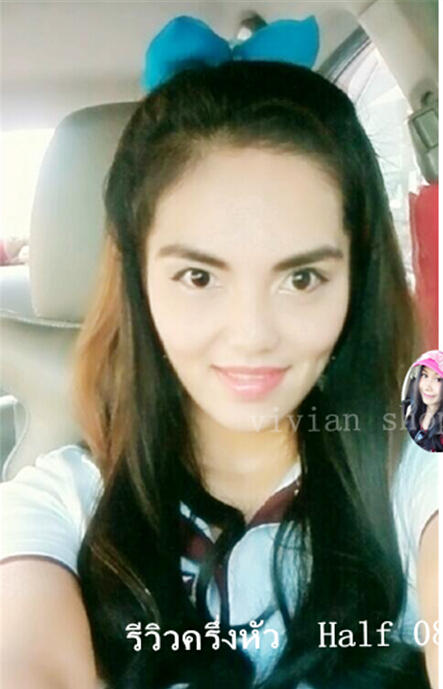 Half 08 วิกครึ่งหัว มีสีเดียว ตามรูป ( ทรงผมเเละเส้นผมเหมือนจริงเกือบ 100% )