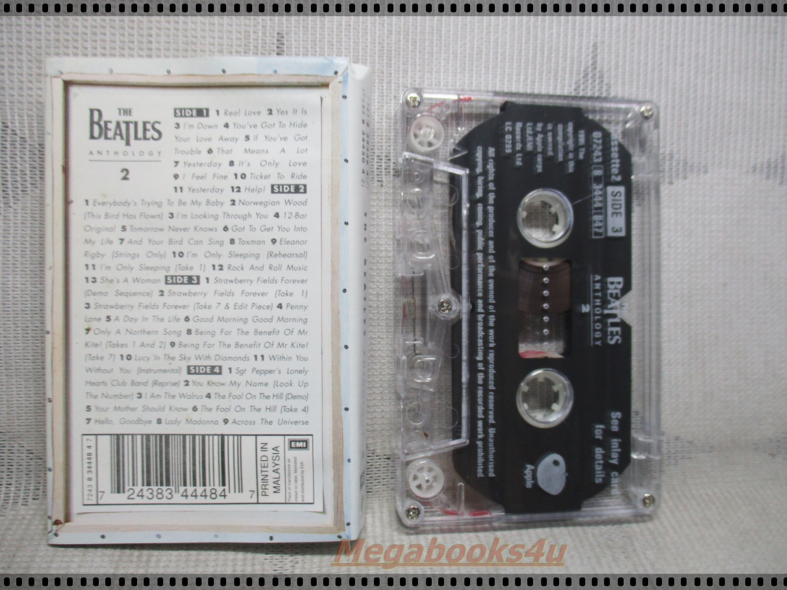 ขายเทปเพลงเก่า THE BEATLES ANTHOLOGY NO 2