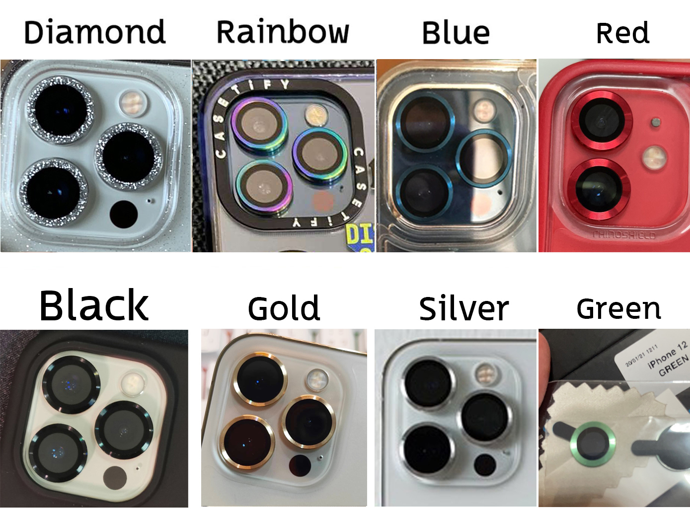 Focus IRON RING Lens Camera แหวนกันรอยเลนส์กล้อง ใช้สำหรับ iPhone 12 Pro Max 12 Pro 12 mini ใบกำกับภาษี