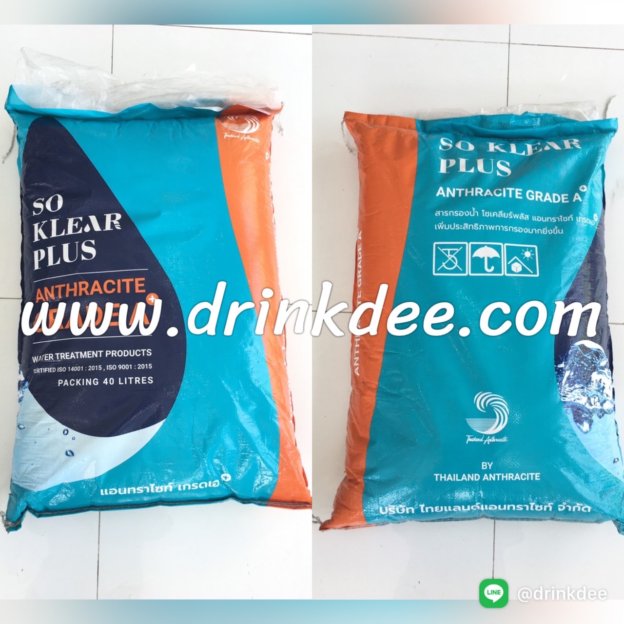 สารกรองแอนทราไซท์ ANTHRACITE (รุ่นใหม่)