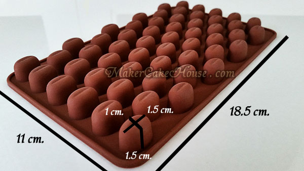 พิมพ์ซิลิโคนช็อคโกแล็ตขนาดจิ๋วน่ารัก