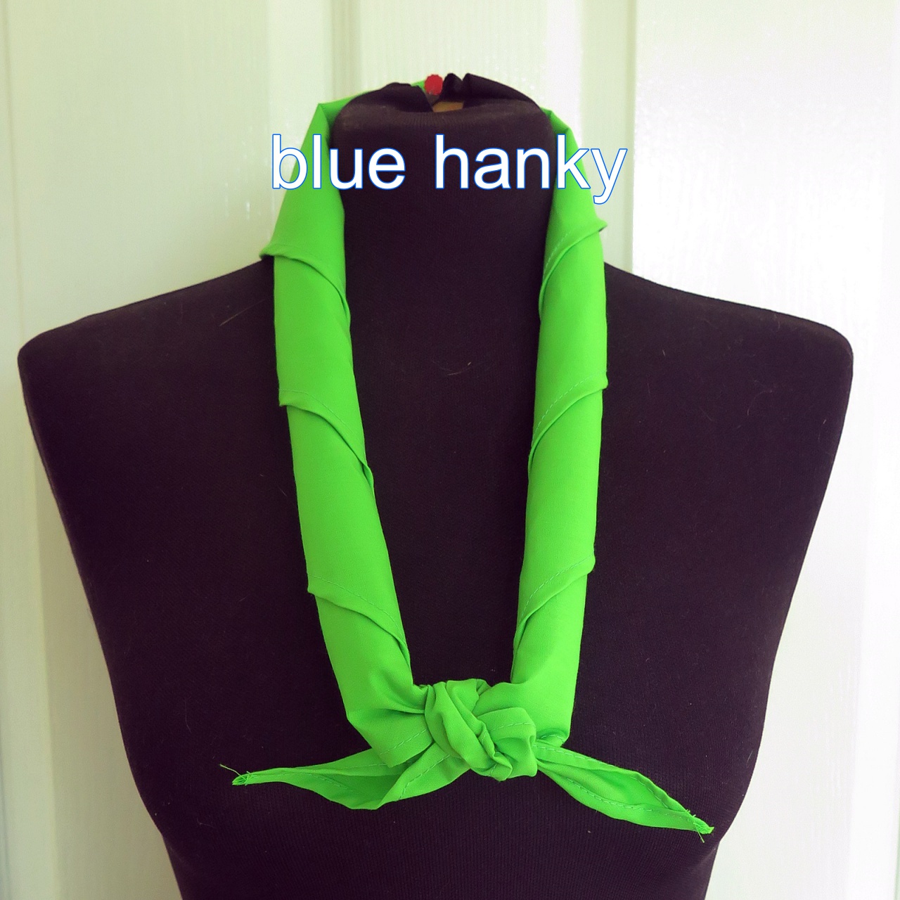 เขียวตอง ผ้าพันคอสีเขียวตอง ผ้าพันคอสามเหลี่ยม100ซม ผ้าพันคอลูกเสือ 100ซม