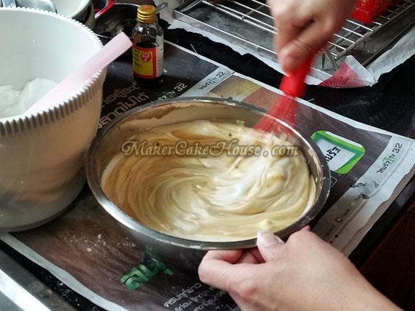 สูตรและวิธีทำเค้กกาแฟหน้านิ่ม 14