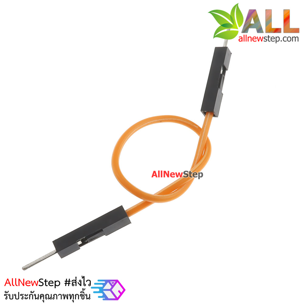 สายจัม ผู้-ผู้ Jump Wire (Female to Female) สายไฟ ยาว 10cm. คละสี จำนวน 1 เส้น