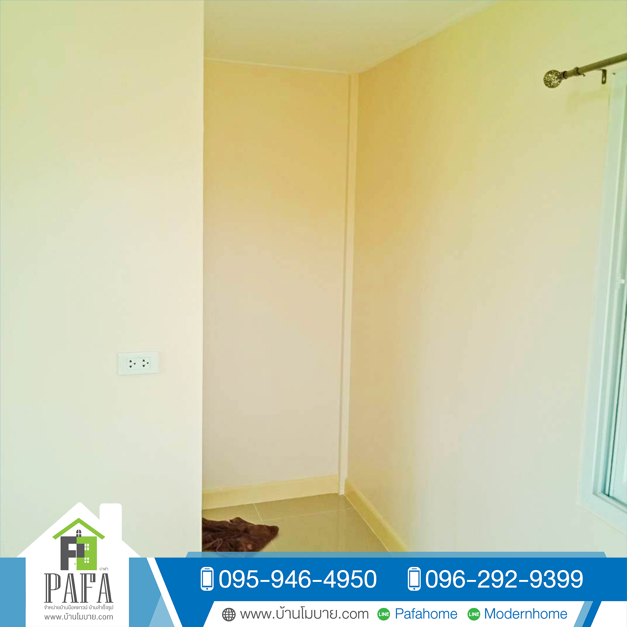 บ้านน็อคดาวน์ 4*6 เมตร 2 ชั้น (2 ห้องนอน 2 ห้องน้ำ 1 ห้องนั่งเล่น)