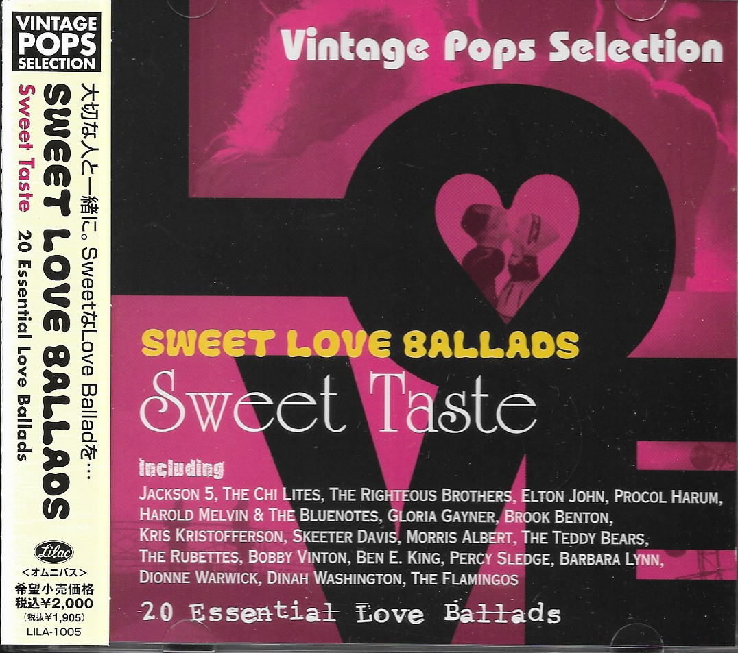 CD,Vintage Pops Selection - Sweet Love Ballads Sweet Taste 20 Essential Love Ballads (Various Artists)(2001)(Japan)