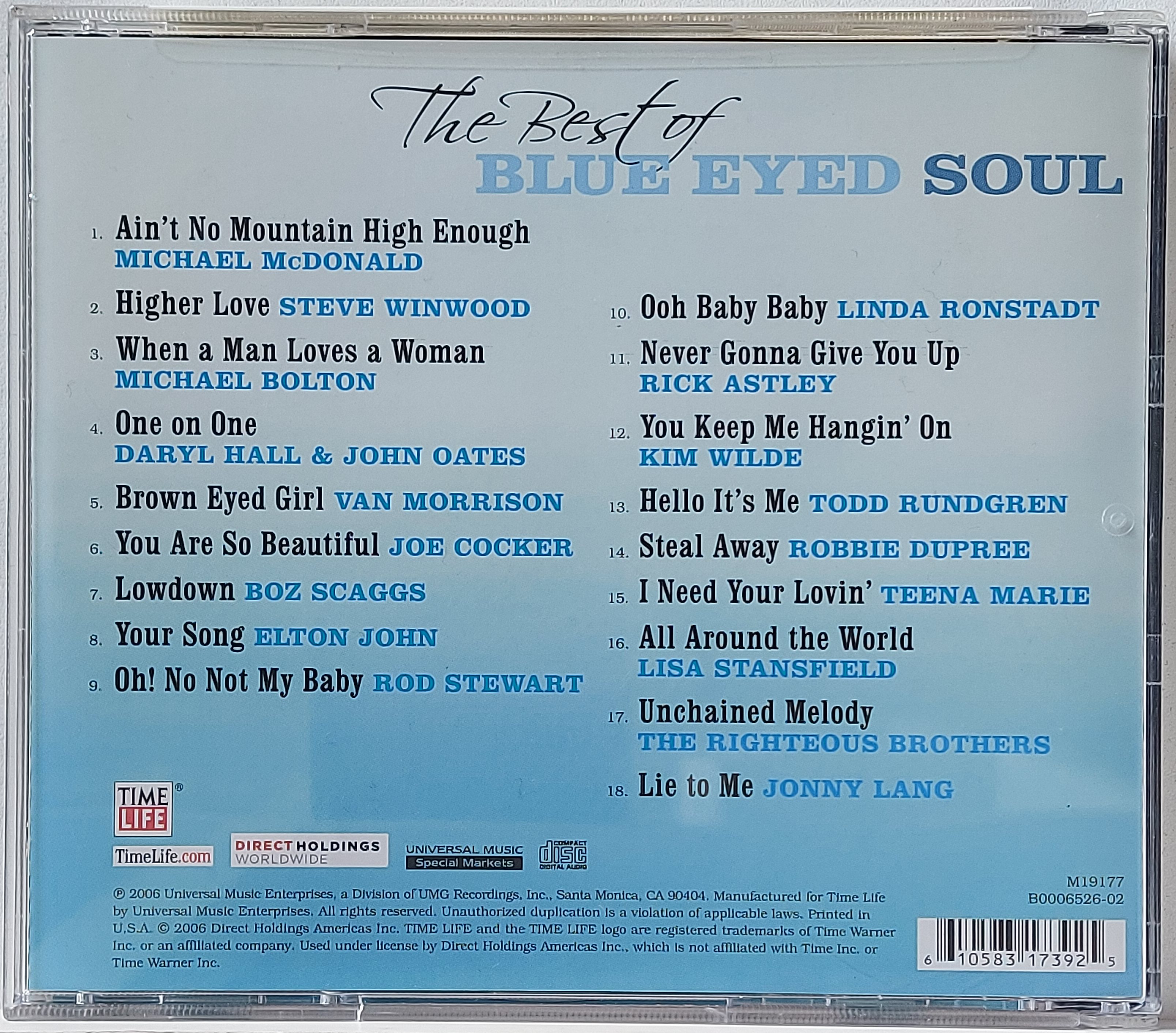 CD,The Best of Blue Eyed Soul (Various Artists)(2006)(USA)