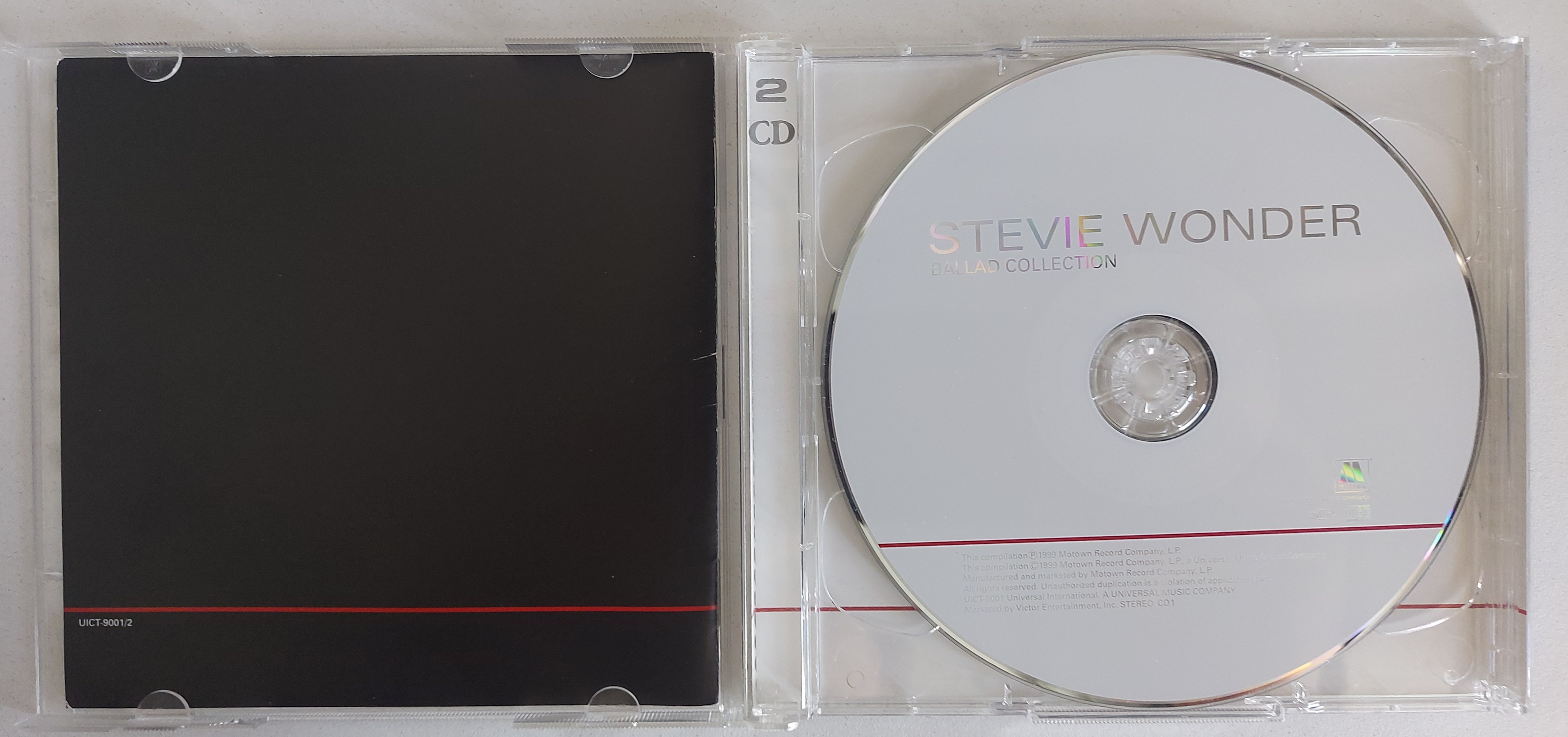 Used CD,Stevie Wonder - Ballad Collection (2CD)(A)(1999)(Taiwan)