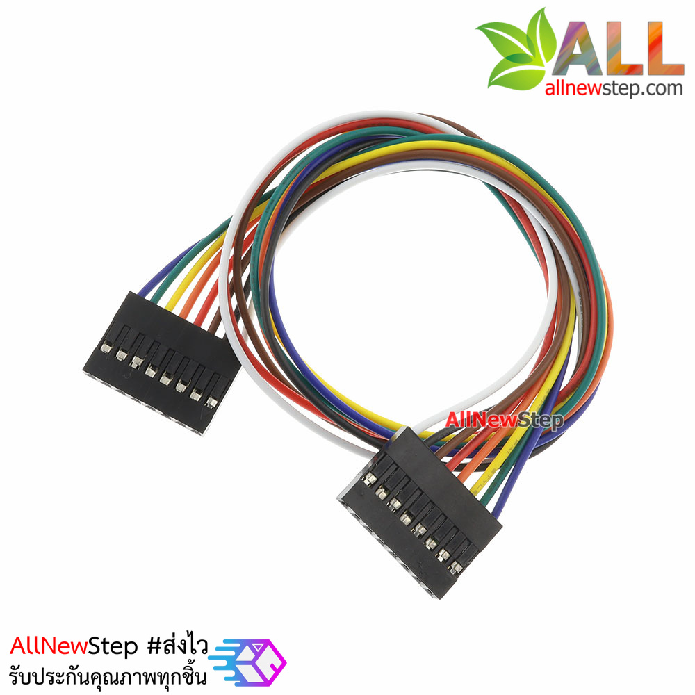 Jumper Wire 8P Female to Female สายไฟจัมเปอร์ เมีย-เมีย 8 เส้น