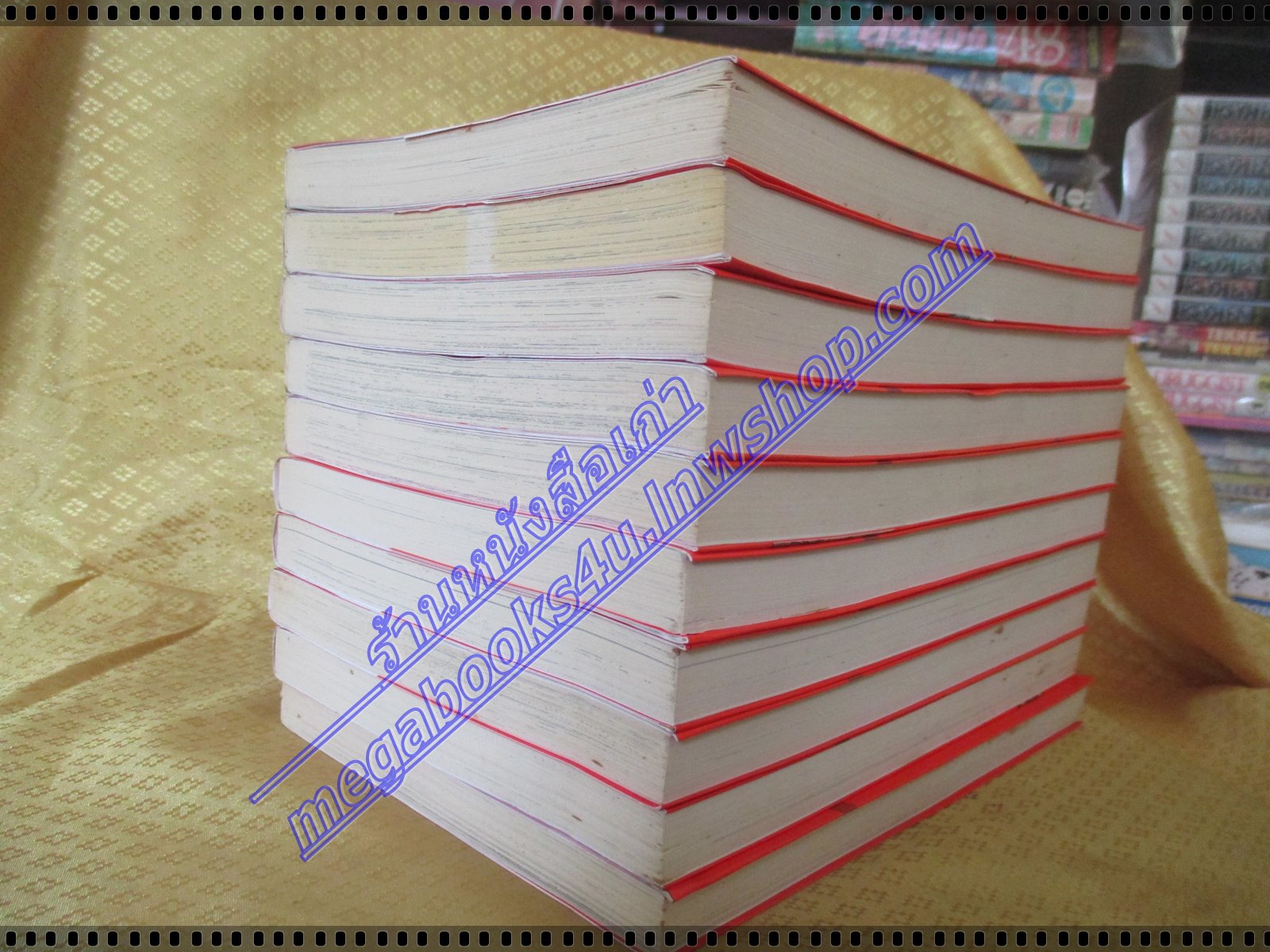 การ์ตูนบ้าน Dragonball ดราก้อนบอล Big Book เล่ม08 สนพ.เนชั่น มีจุดเหลืองประปรายด้านบนหนังสือ