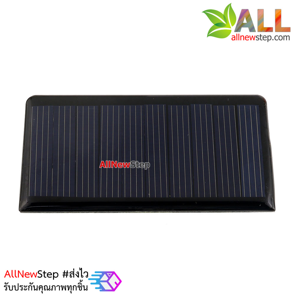 Solar cell Solar panels โซลาเซลล์ 5V 60ma 0.3W ขนาด 68x36mm