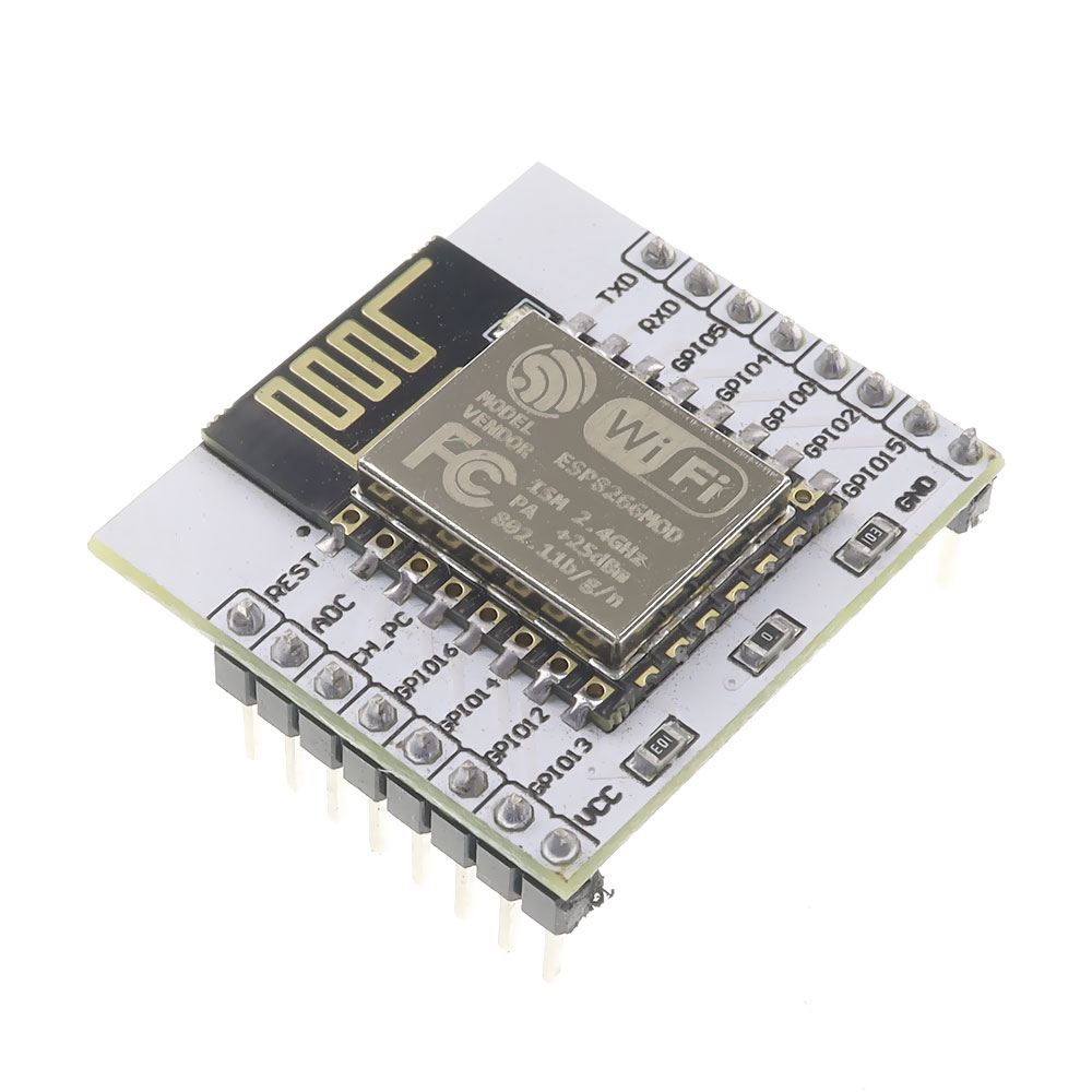 ESP8266 ESP-12E + Adapter Plate พร้อมขาก้างปลา แบบบัดกรีแล้ว พร้อมใช้งาน