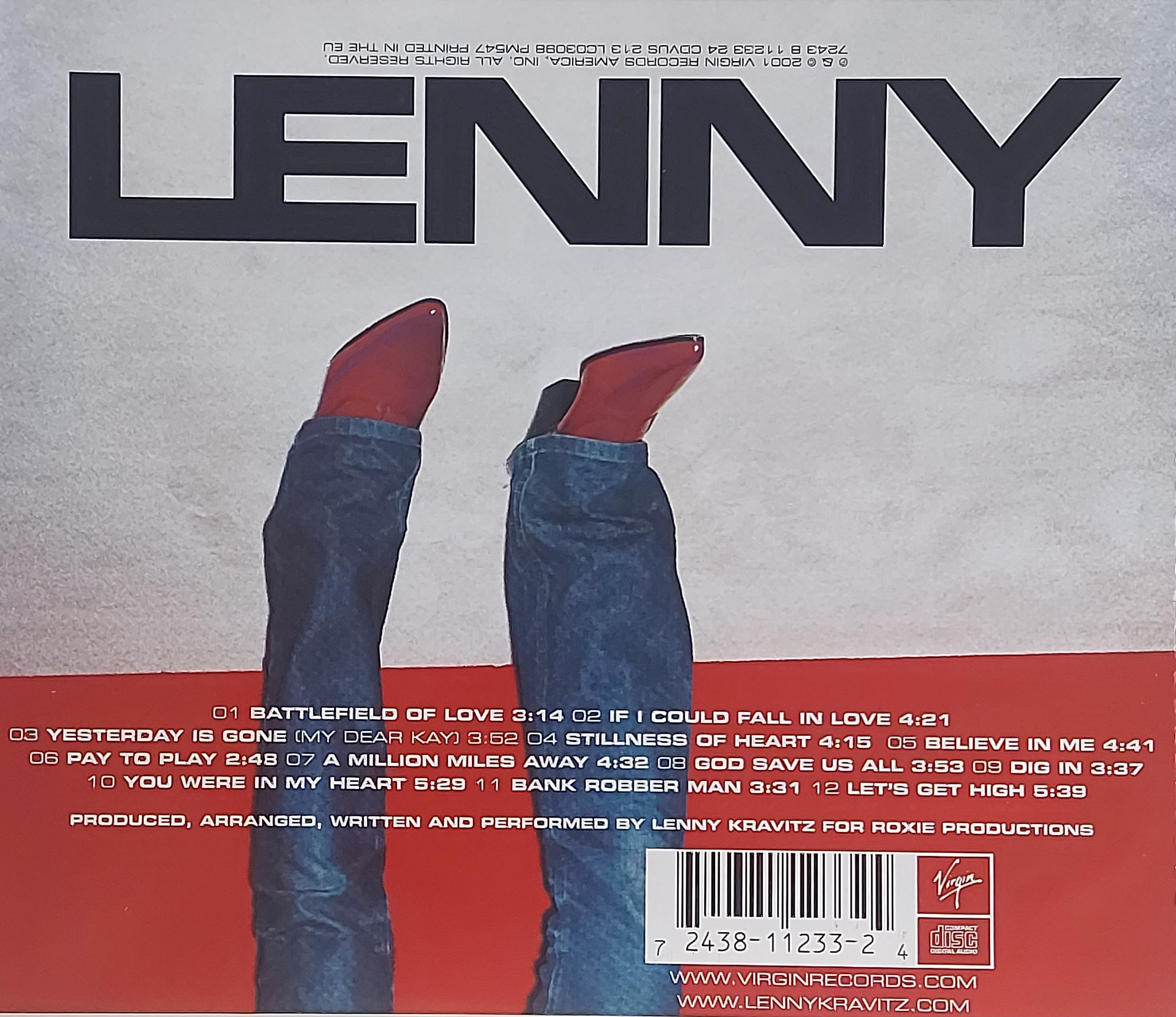 CD,Lenny Kravitz - Lenny (2001)(EU)